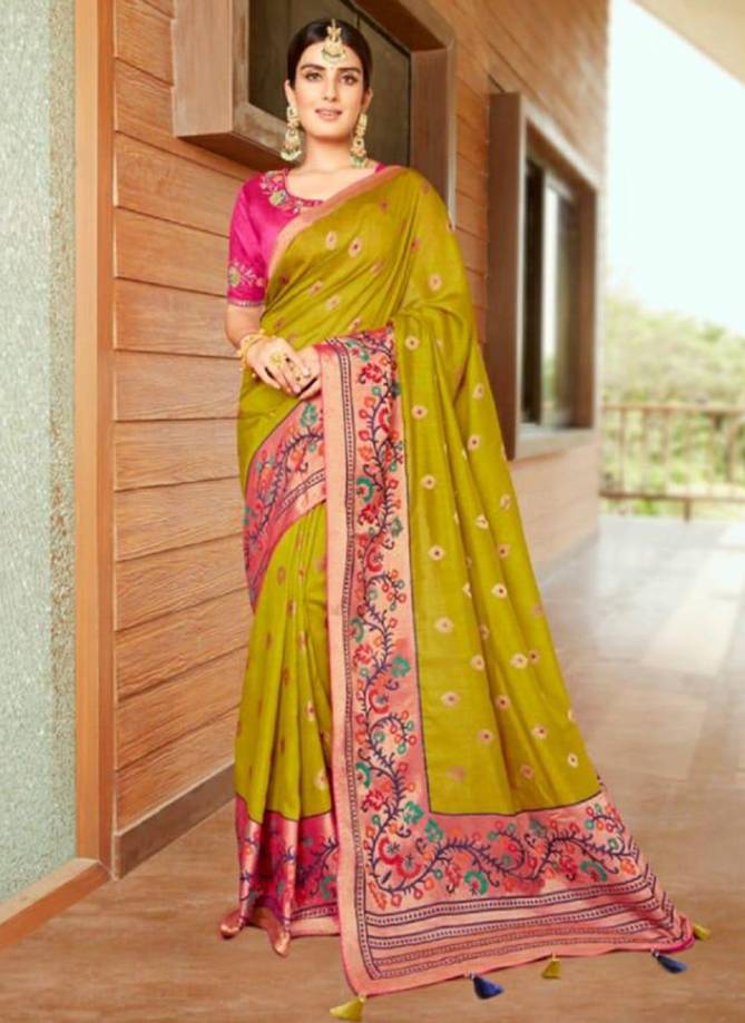 VISHAL SANGINI Designer Festive Wedding Wear Printed Fancy Heavy Saree Collection 